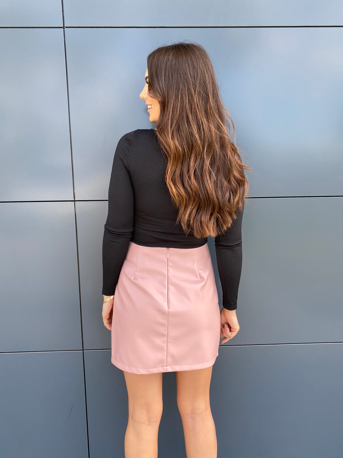 Queen B Pu Mini Skirt
