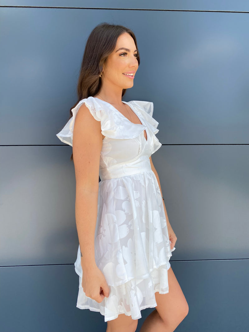 Ezra Dress- White