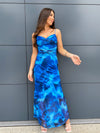 Halo Midi Dress- Arizona Blue