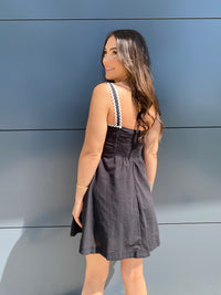 Wynetta Mini Dress- Black