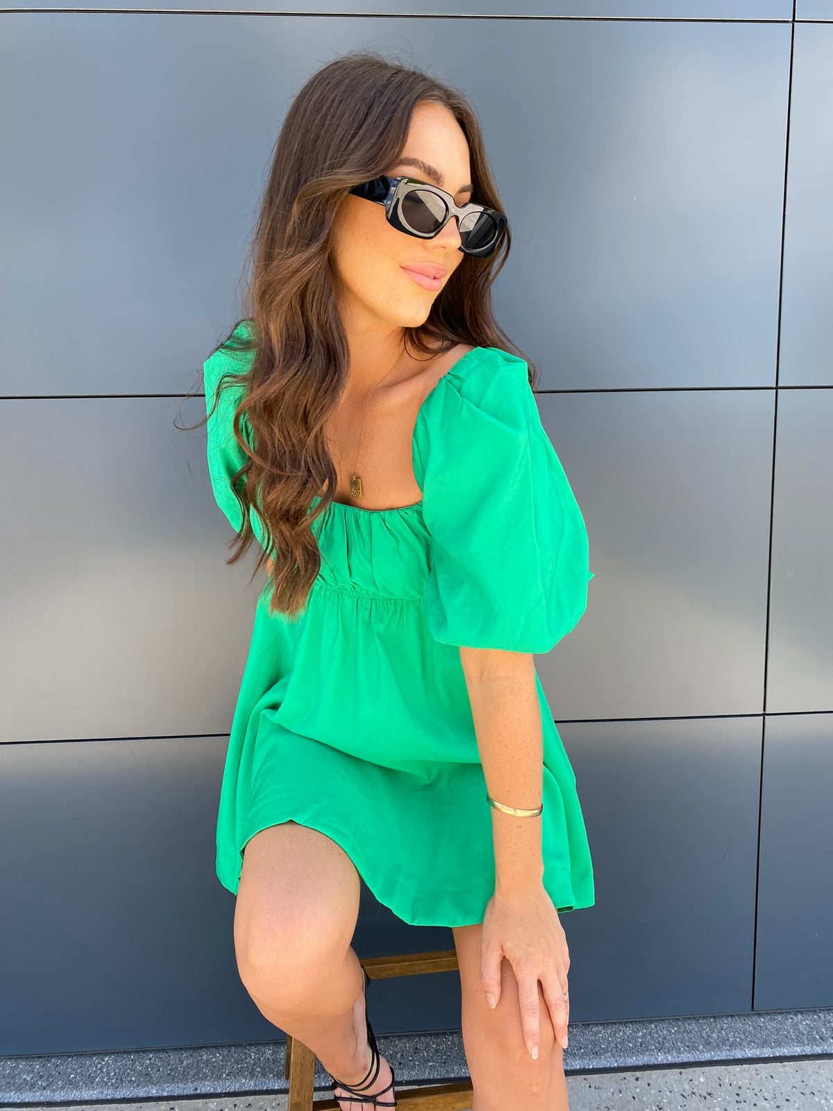 Darla Dress- Kelly Green